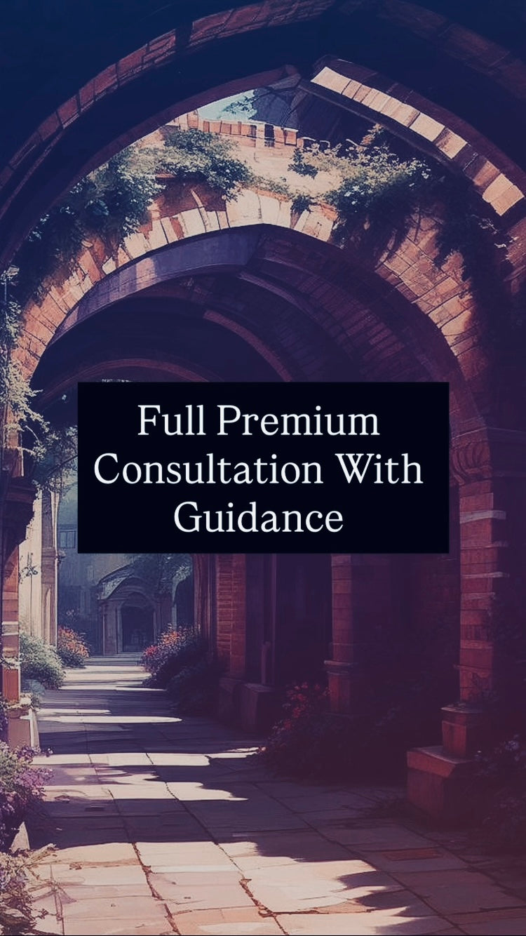 FULL PREMIUM CONSULTATION WITH GUIDANCE (up to 3 sessions, 2 hour calls)